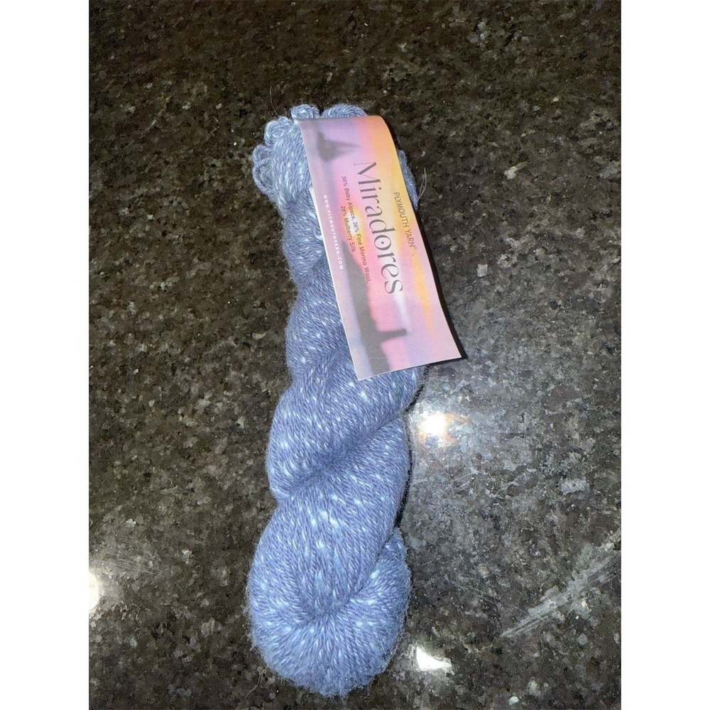 Plymouth Yarn Miradores Yarn Skein Blue Suede Seas 50g 131yd